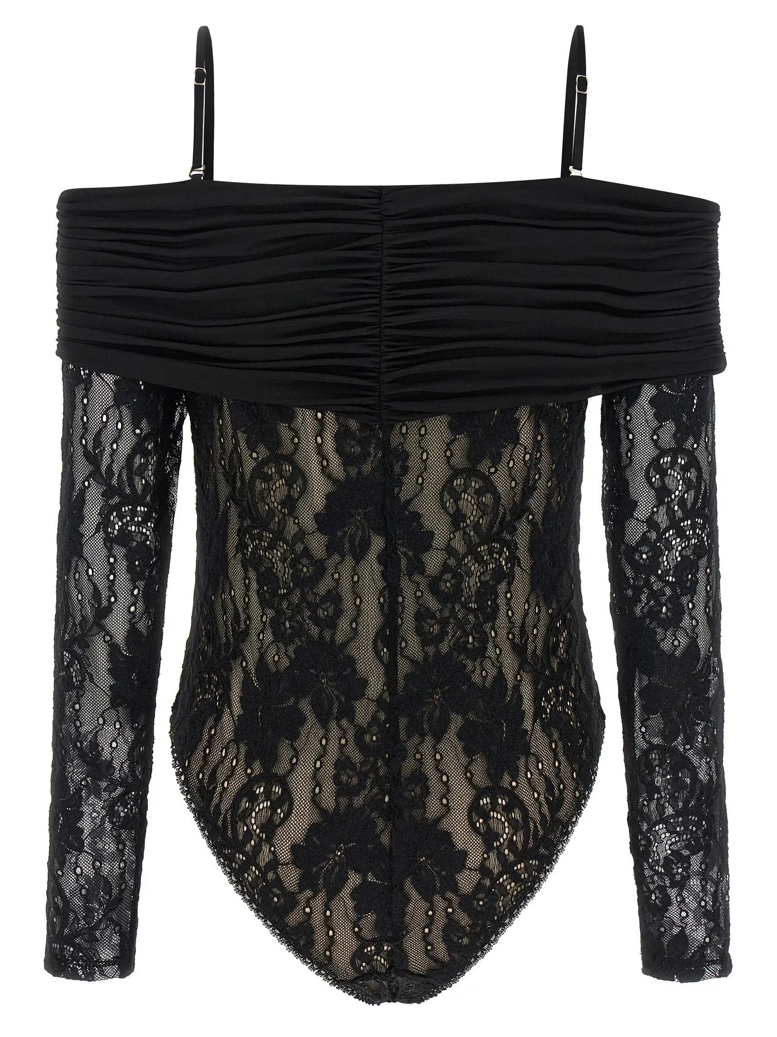 Zimmermann Black Polyamide Bodysuit