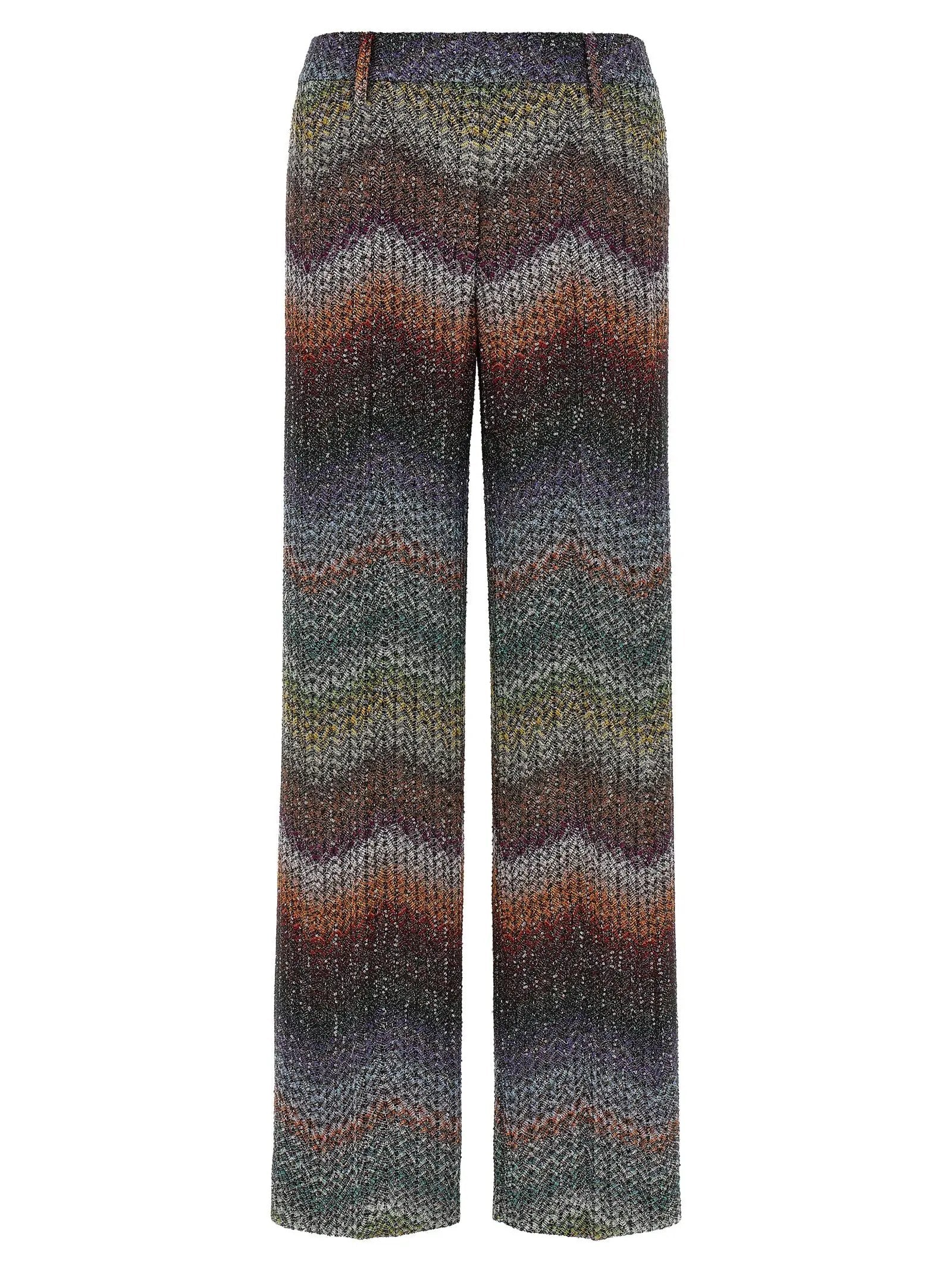 Missoni Multicolor Viscose Casual Pants