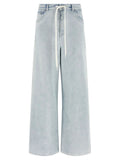 MM6 Maison Margiela Blue Cotton Jeans Denim