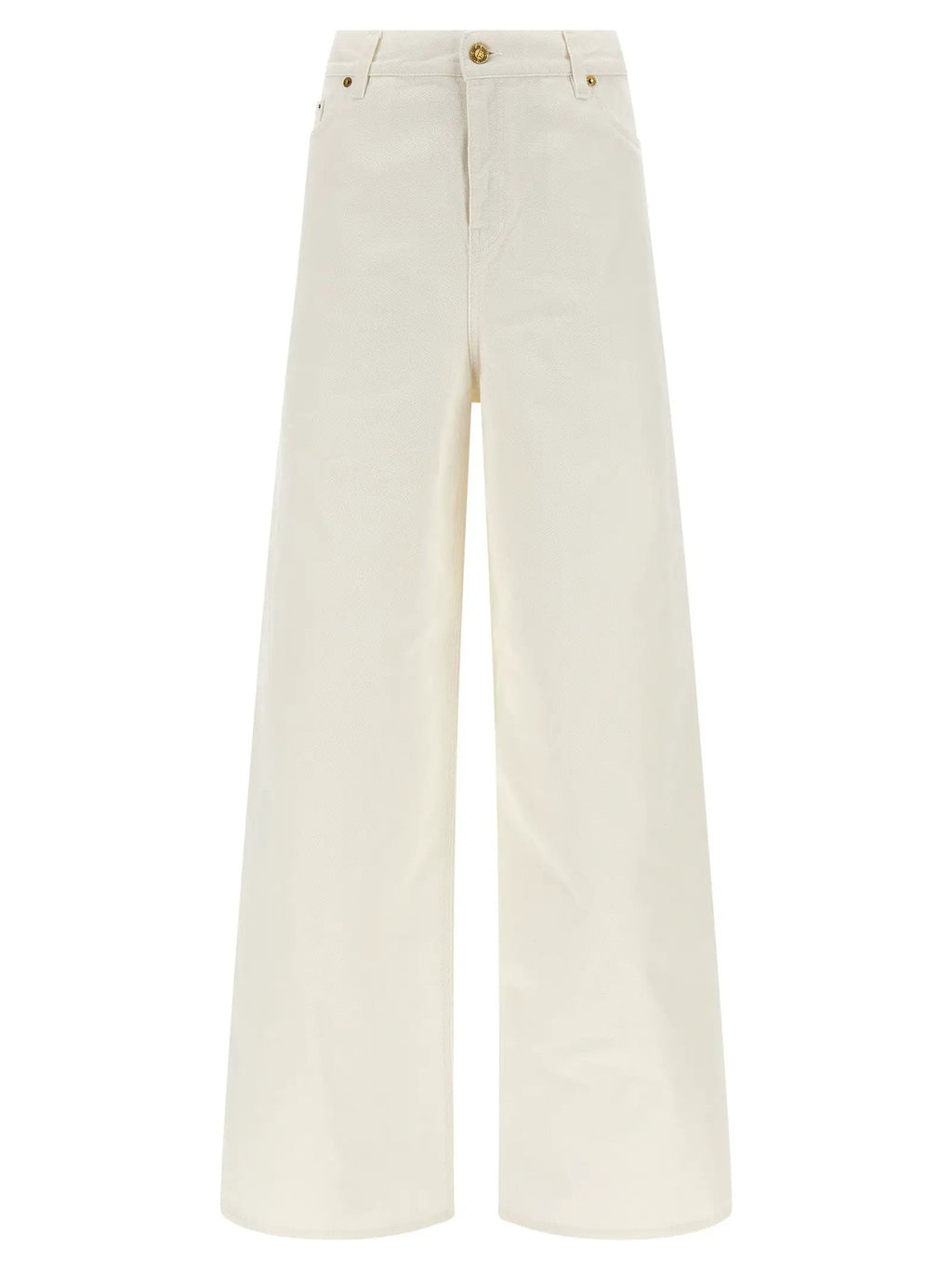 Golden Goose White Cotton Boyfriend Jeans