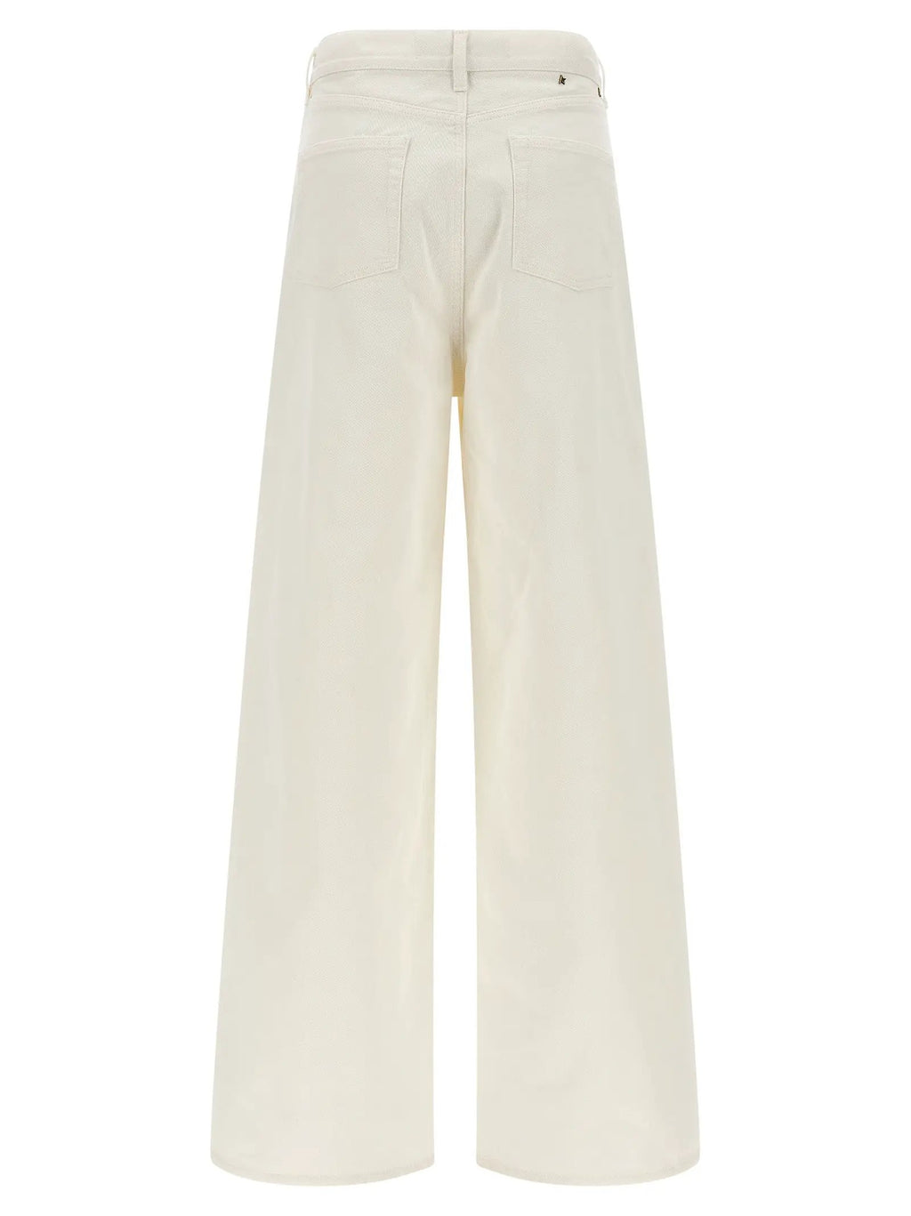Golden Goose White Cotton Boyfriend Jeans
