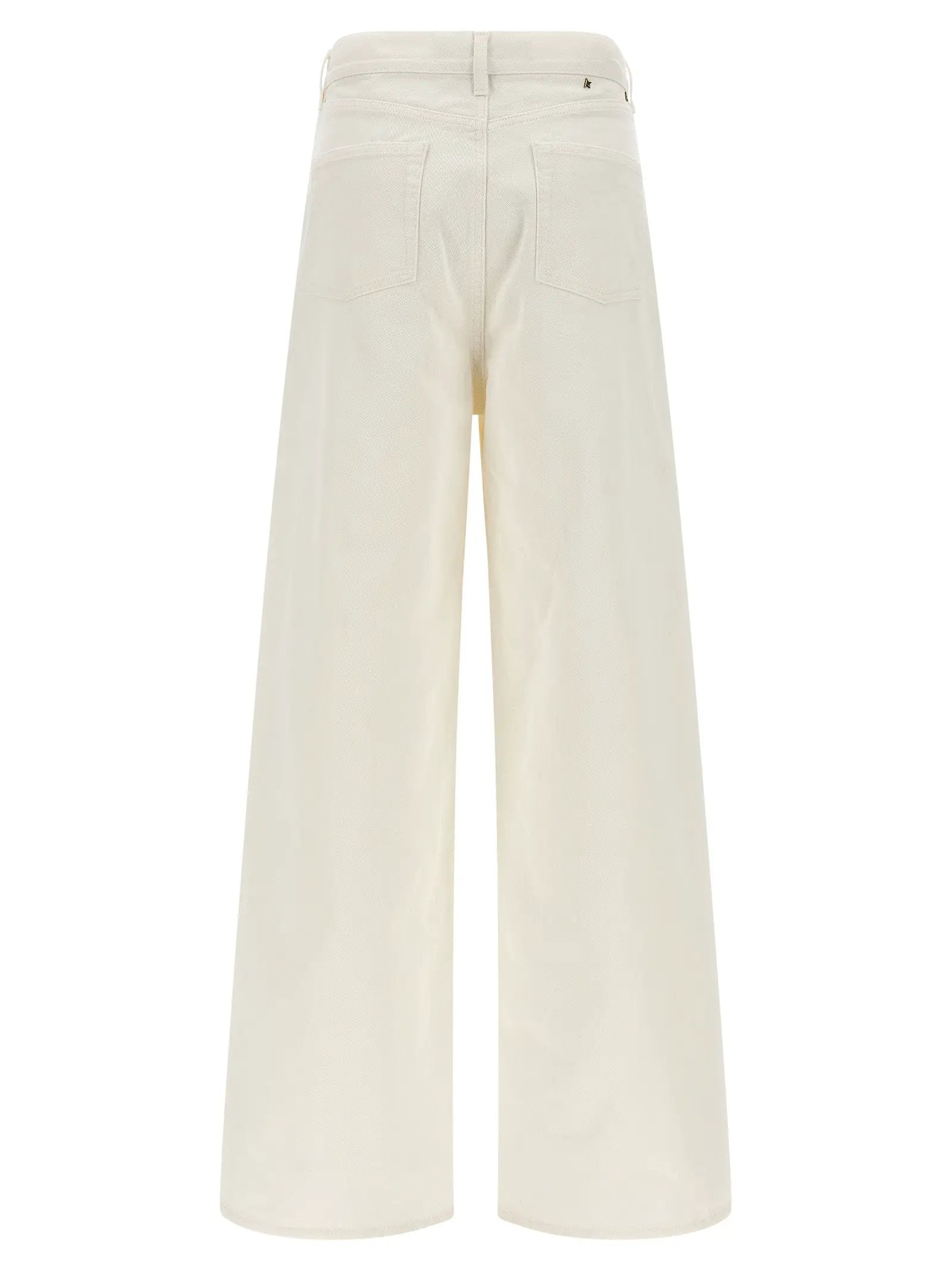 Golden Goose White Cotton Boyfriend Jeans