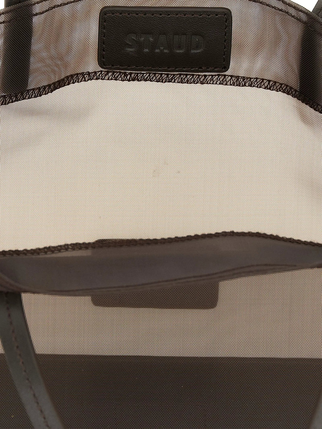 Staud Brown Polyamide Tote Bag