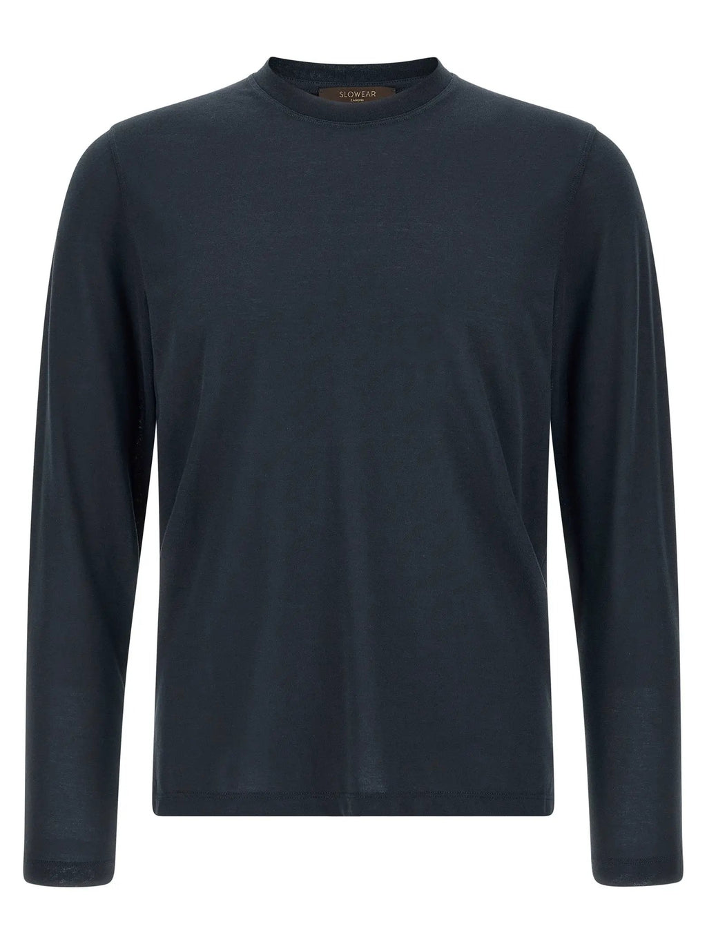 ZANONE Blue Cotton T-Shirt