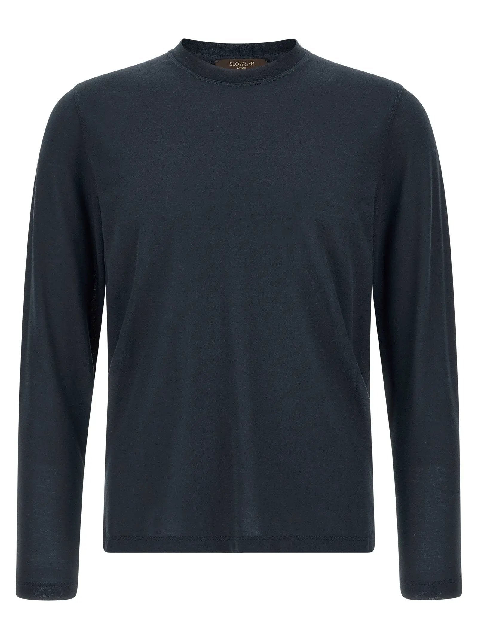 ZANONE Blue Cotton T-Shirt
