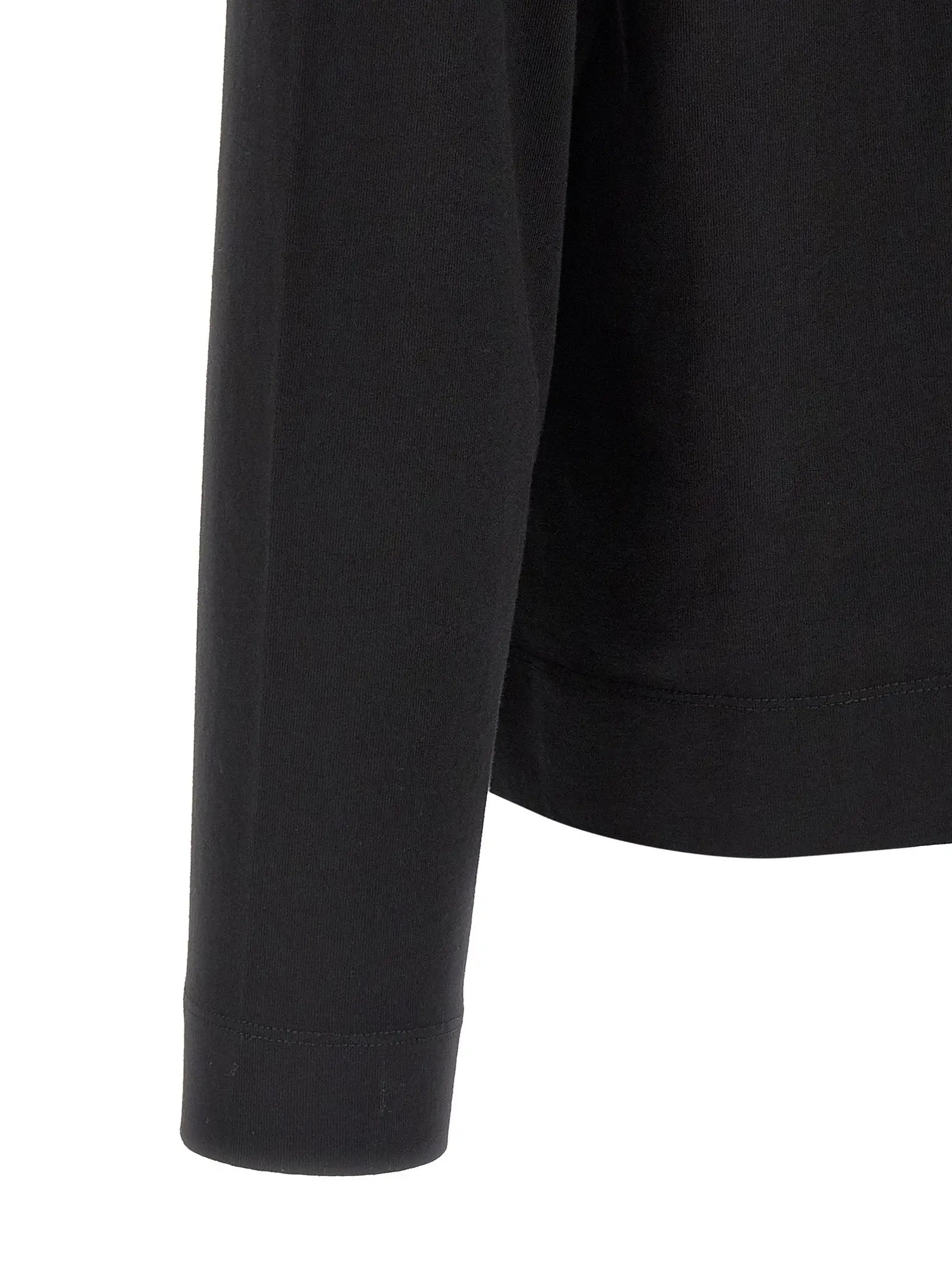 Dries Van Noten Black Cotton T-Shirt
