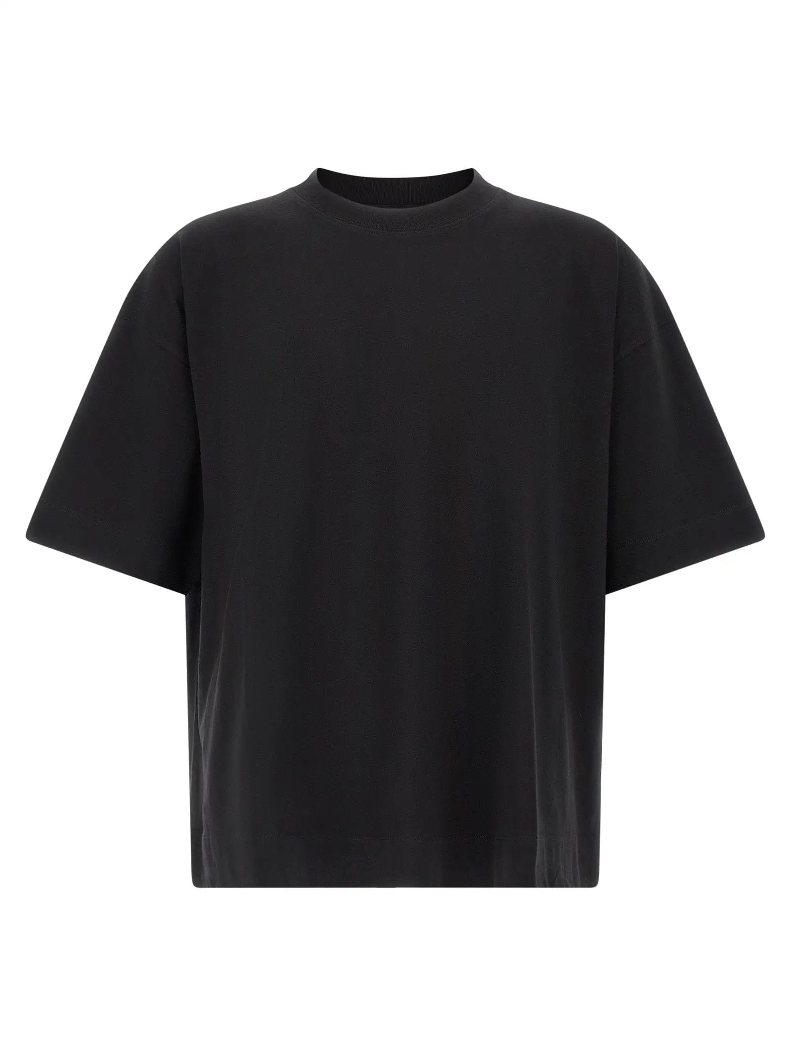 Dries Van Noten Black Cotton T-Shirt