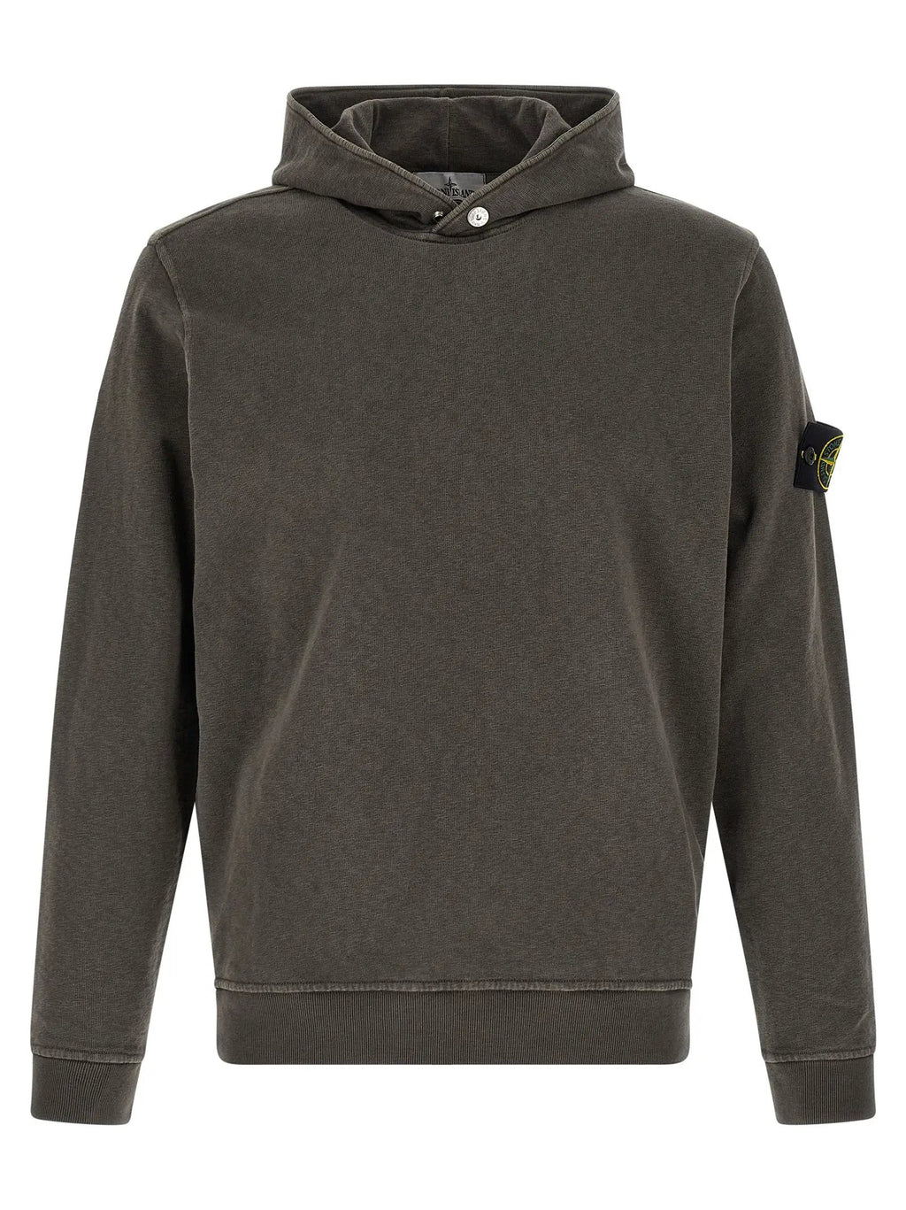 Stone Island Brown Cotton Sweatshirt