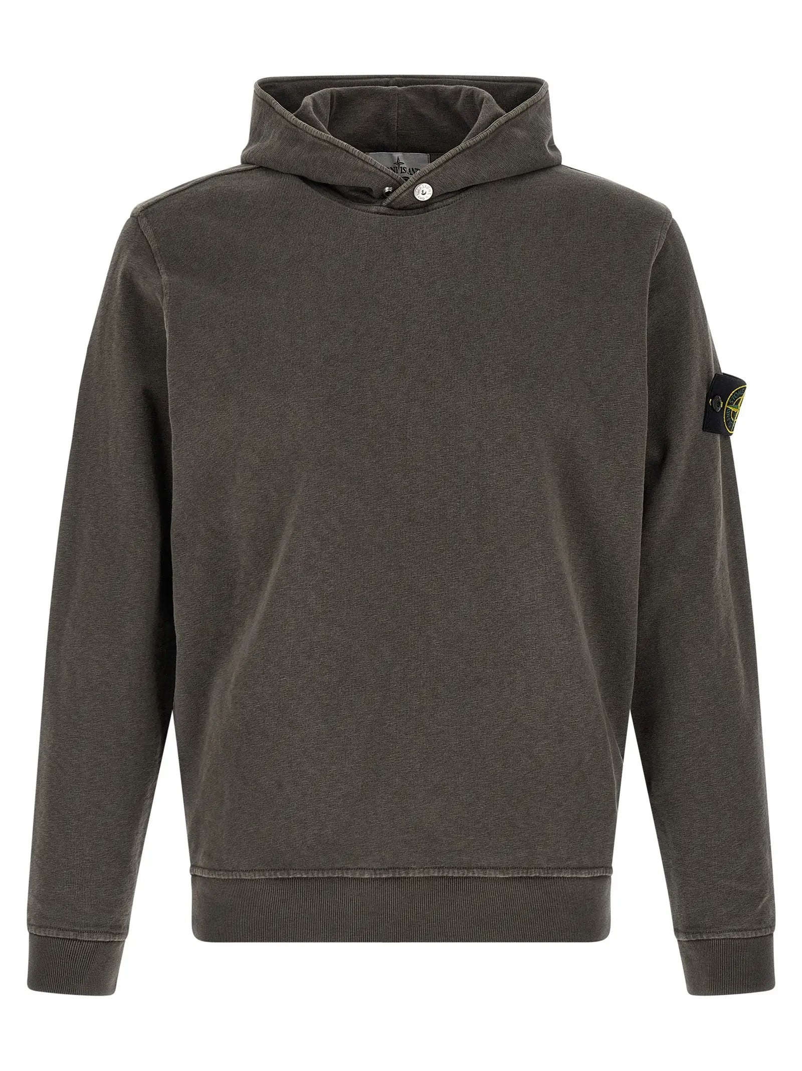 Stone Island Brown Cotton Sweatshirt
