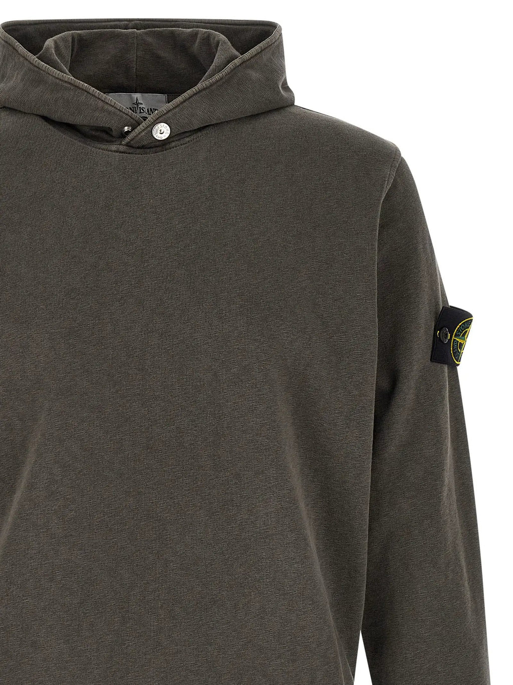 Stone Island Brown Cotton Sweatshirt