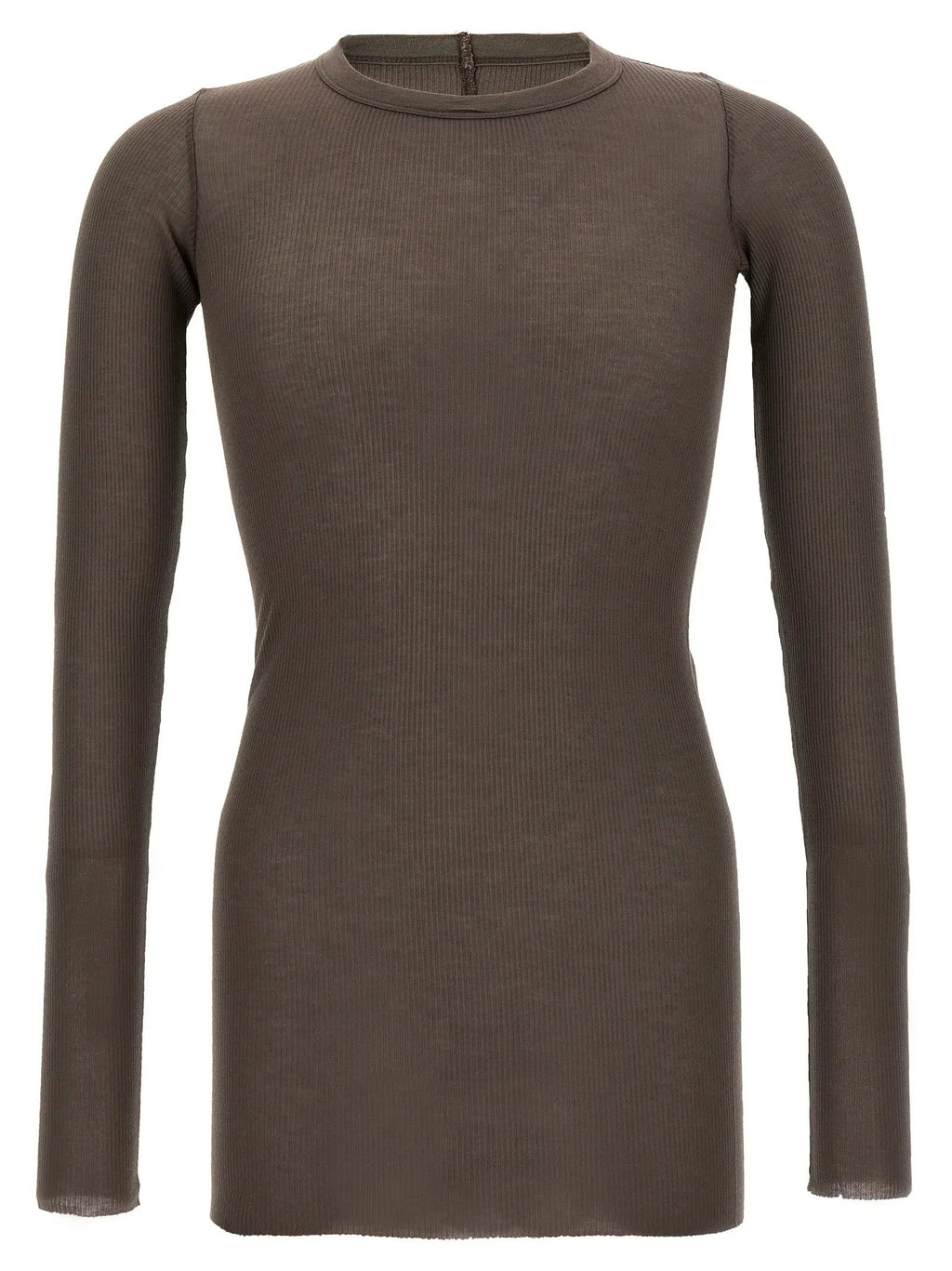 Rick Owens Gray Viscose T-Shirt