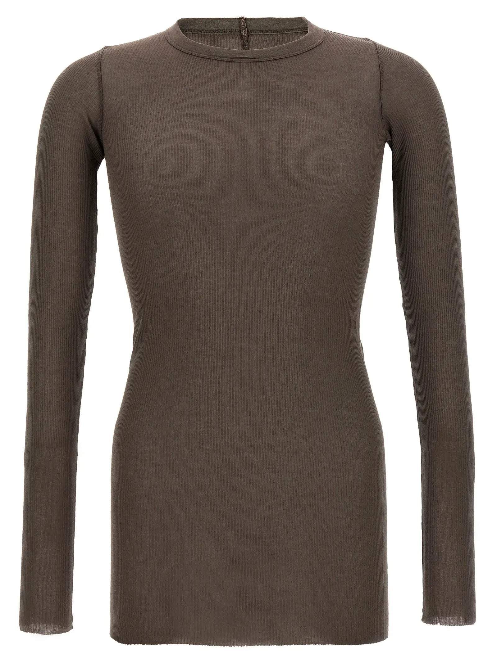 Rick Owens Gray Viscose T-Shirt