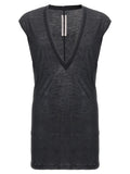 Rick Owens Black Cotton T-Shirt