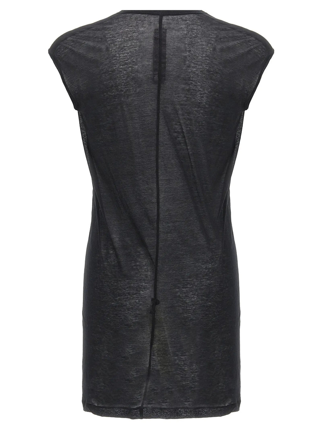 Rick Owens Black Cotton T-Shirt