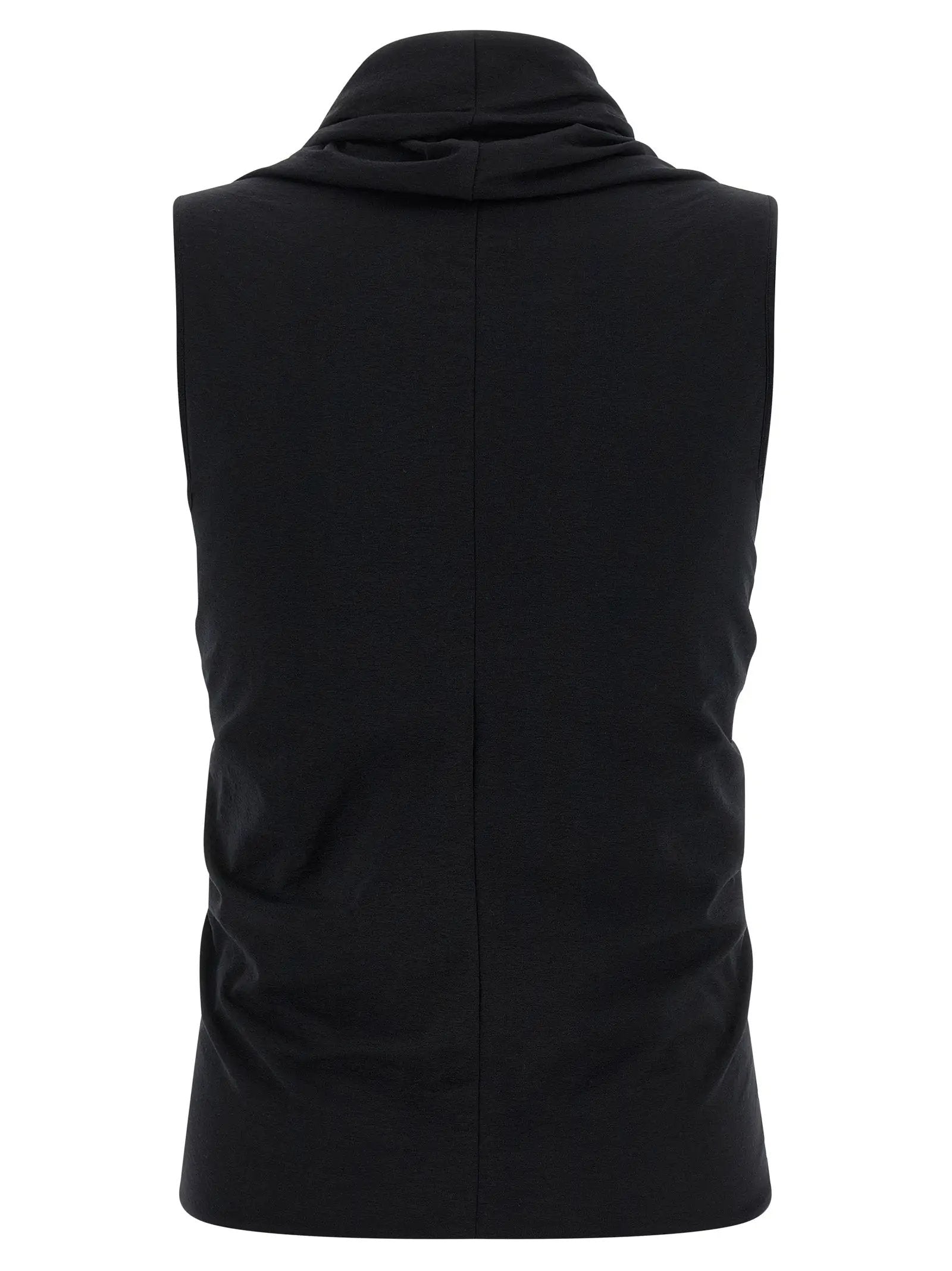 Rick Owens Black Cotton Tank Tops