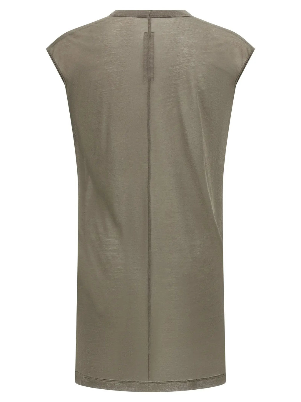 Rick Owens Gray Cotton T-Shirt