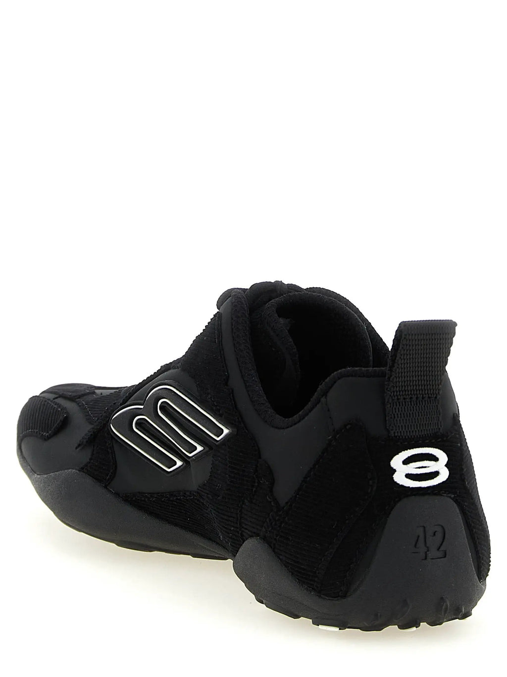 Balenciaga Black Polyester Athletic Sneakers