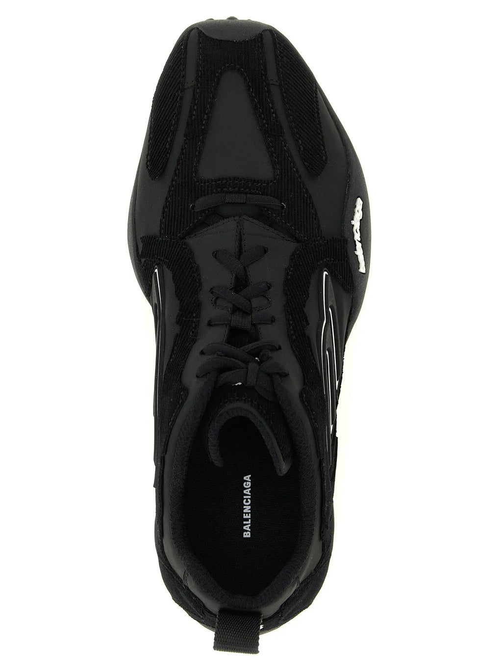 Balenciaga Black Polyester Athletic Sneakers