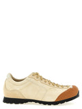 Diemme Beige Leather Athletic Sneakers