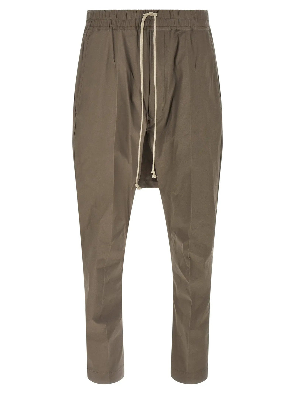 Rick Owens Gray Cotton Casual Pants