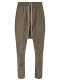 Rick Owens Gray Cotton Casual Pants