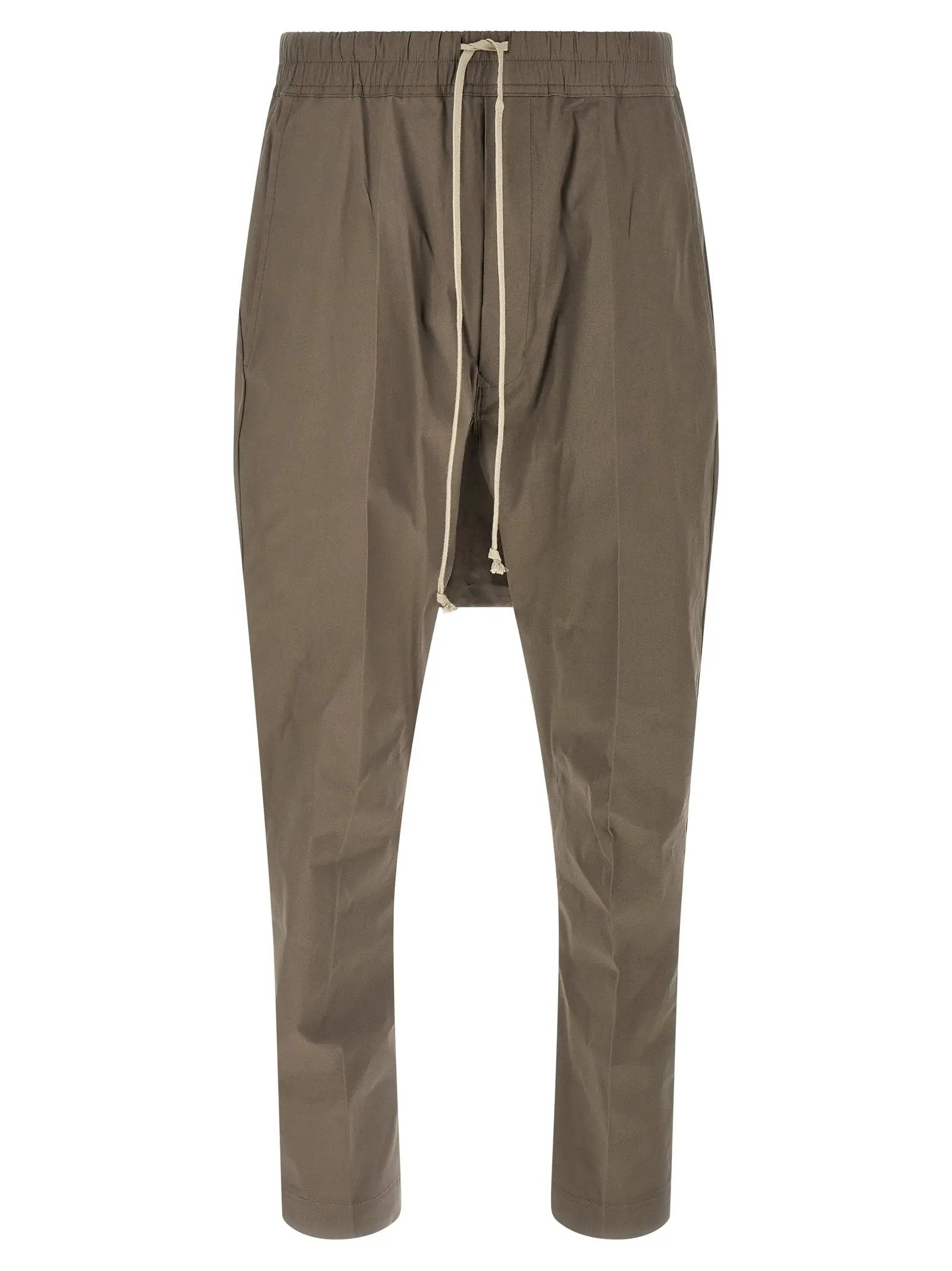 Rick Owens Gray Cotton Casual Pants