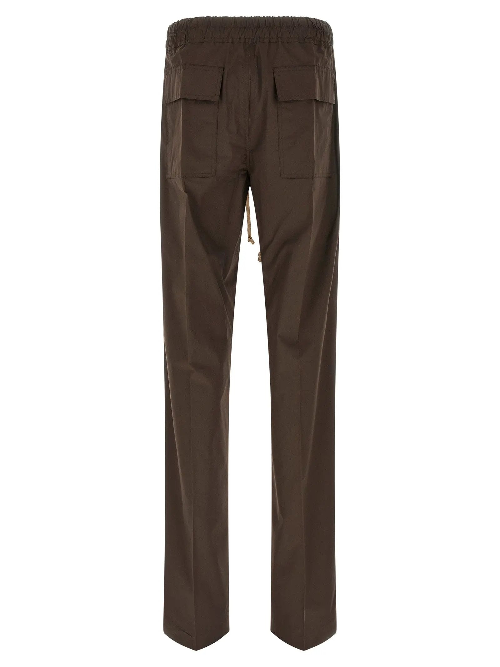 Rick Owens Brown Cotton Casual Pants
