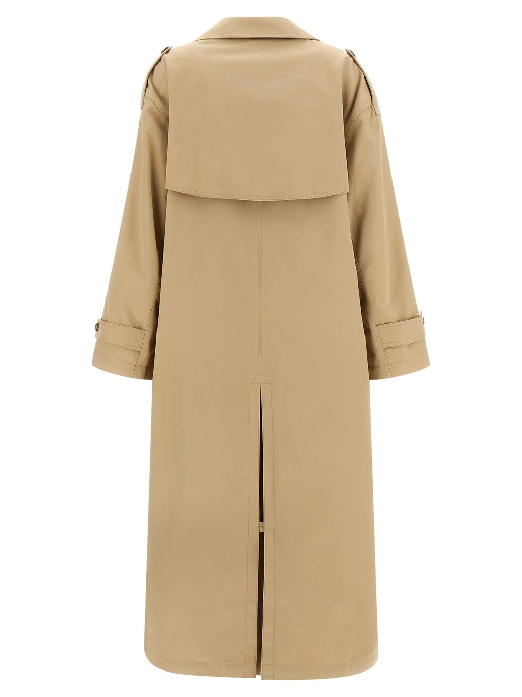MM6 Maison Margiela Beige Cotton Coat