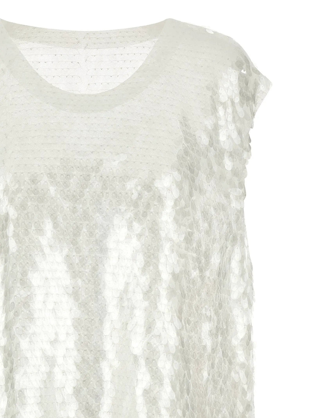 Norma Kamali White Polyamide Tank Tops