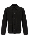 Lemaire Black Cotton Denim Jacket