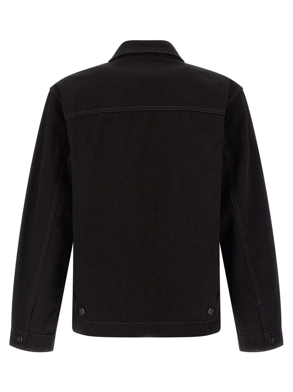 Lemaire Black Cotton Denim Jacket