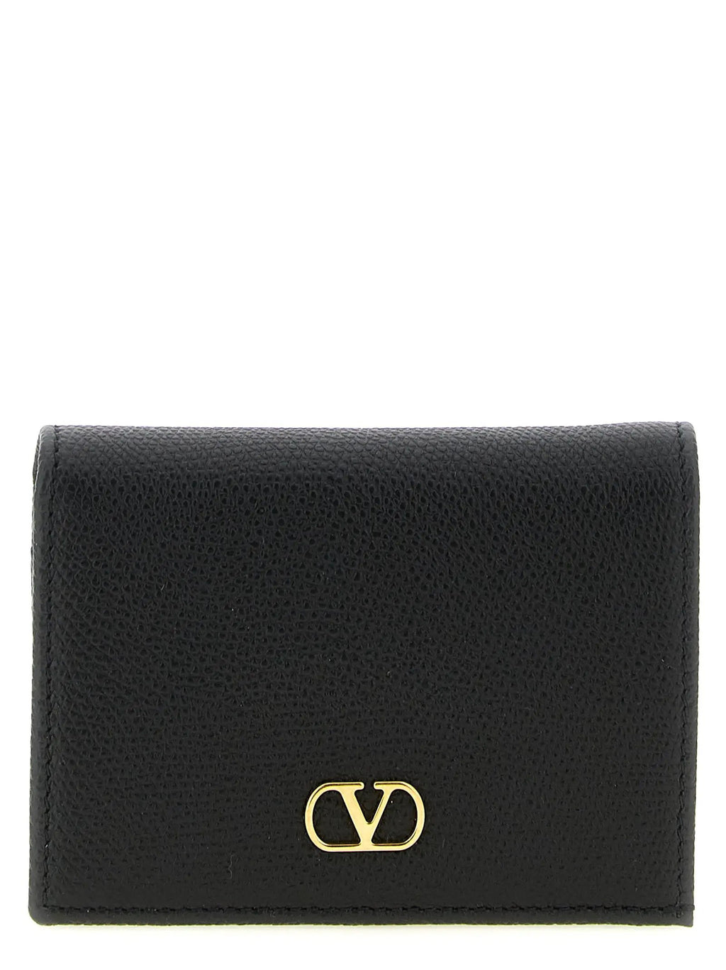 Valentino Garavani Black Calfskin Cardholder
