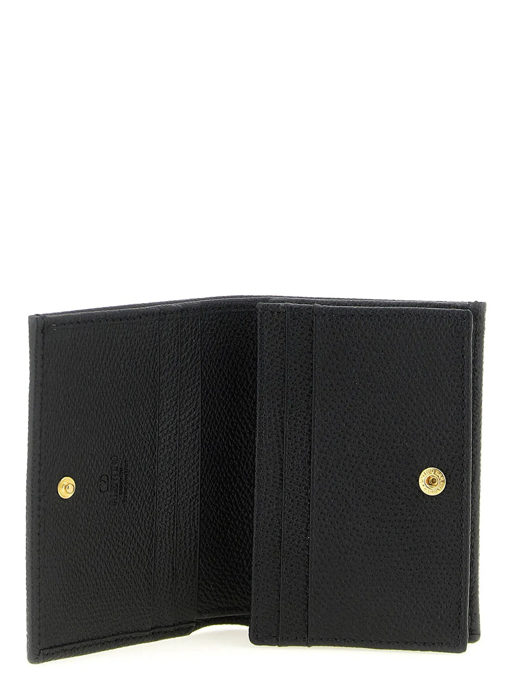 Valentino Garavani Black Calfskin Cardholder
