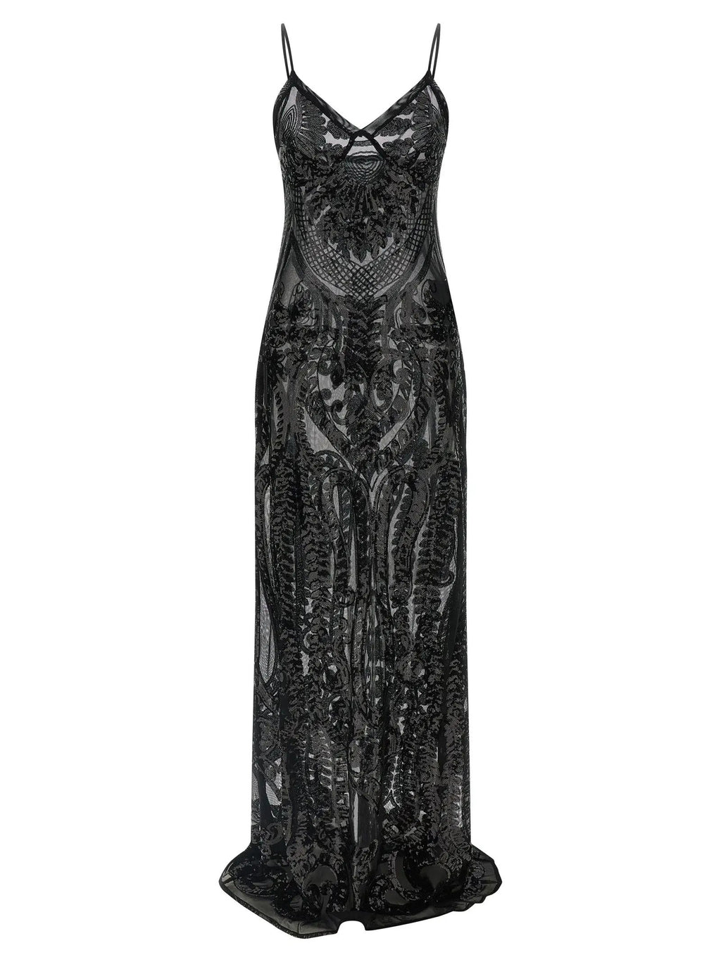 Norma Kamali Black Polyester Long Dress