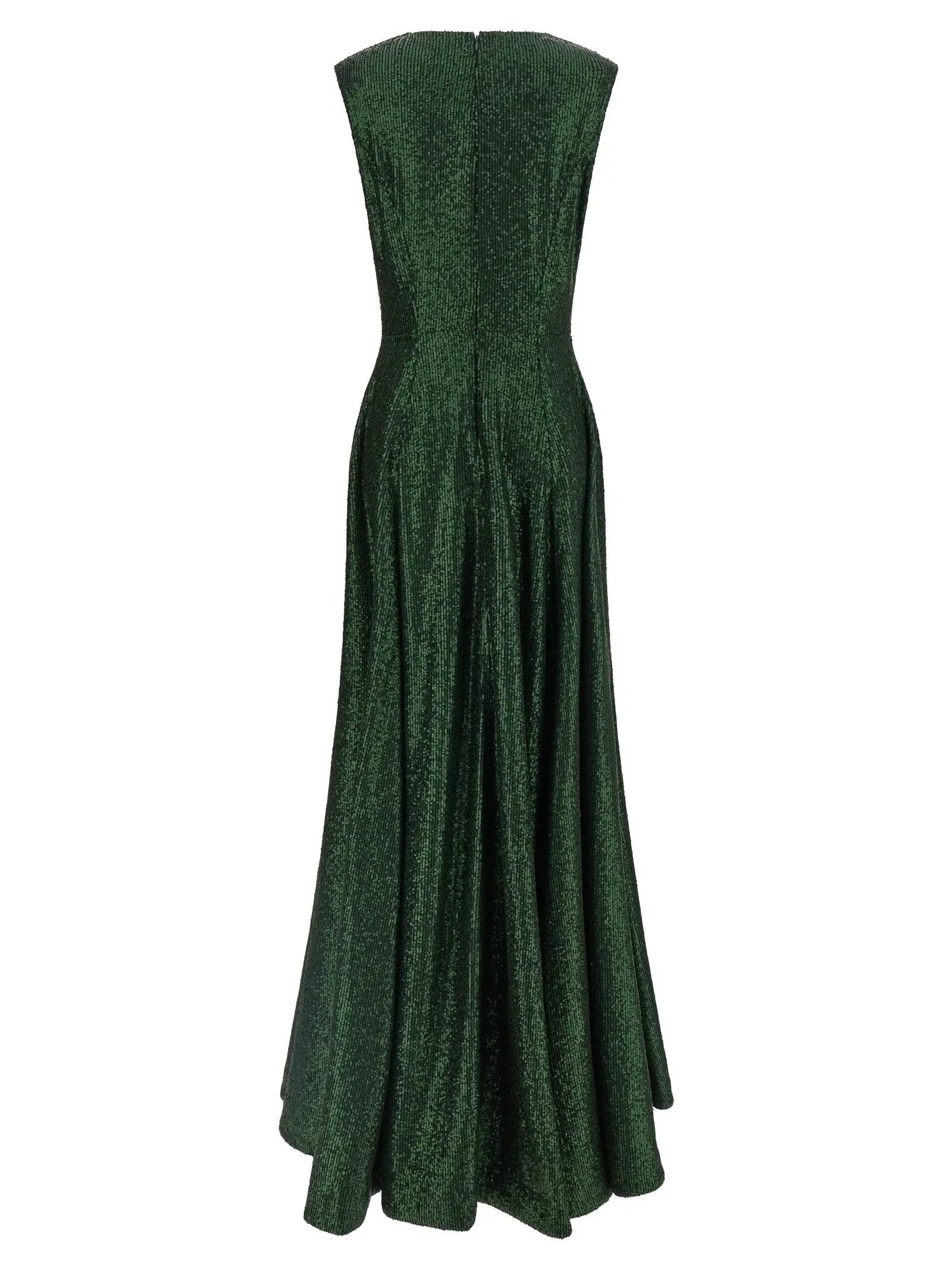 Norma Kamali Bicolor Polyester Long Dress