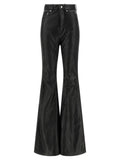 Rick Owens Black Lamb Leather Pants