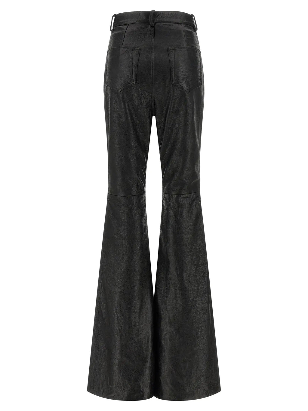 Rick Owens Black Lamb Leather Pants