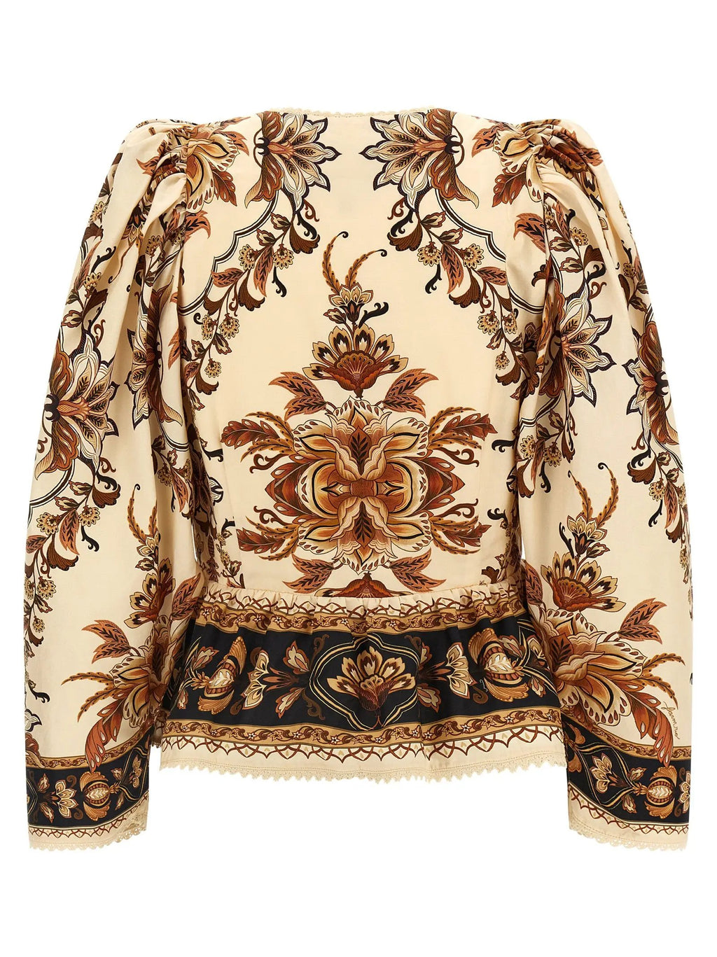 FARM RIO Beige Cotton Blouse