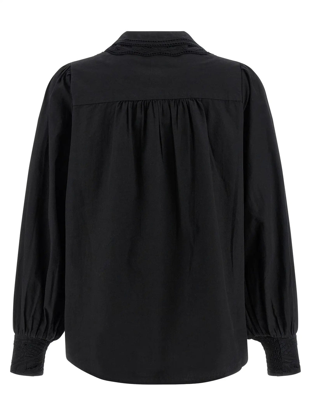 FARM RIO Black Cotton Blouse