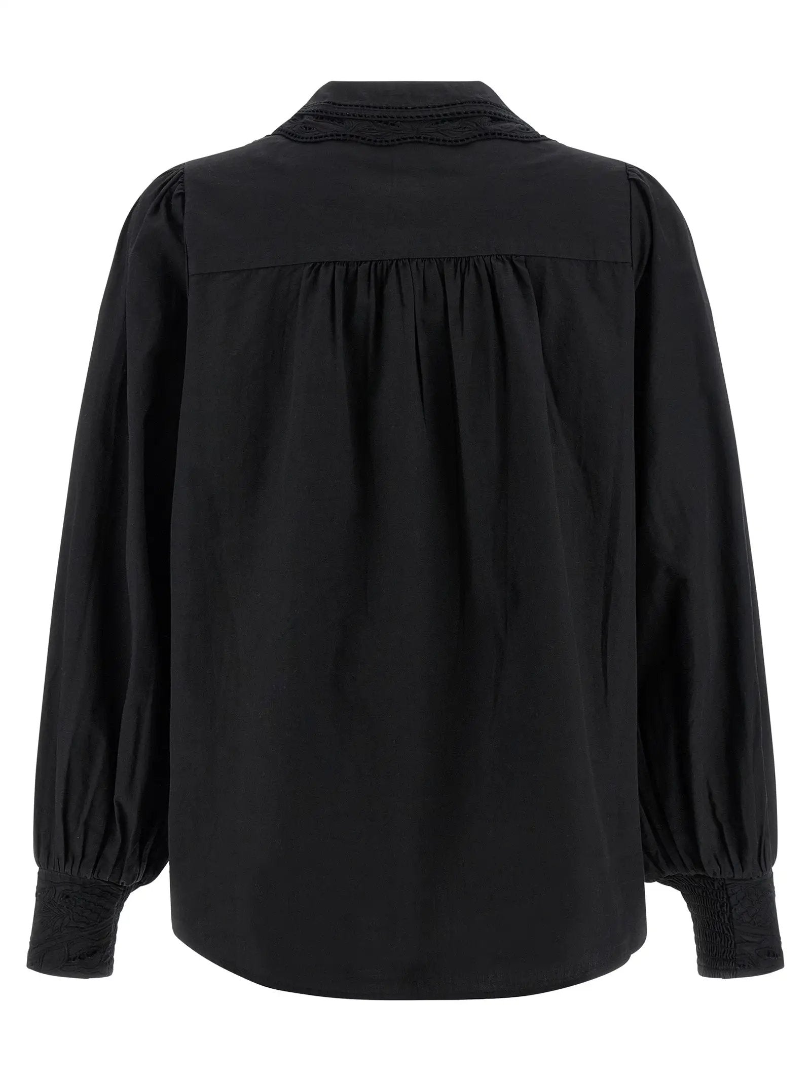 FARM RIO Black Cotton Blouse