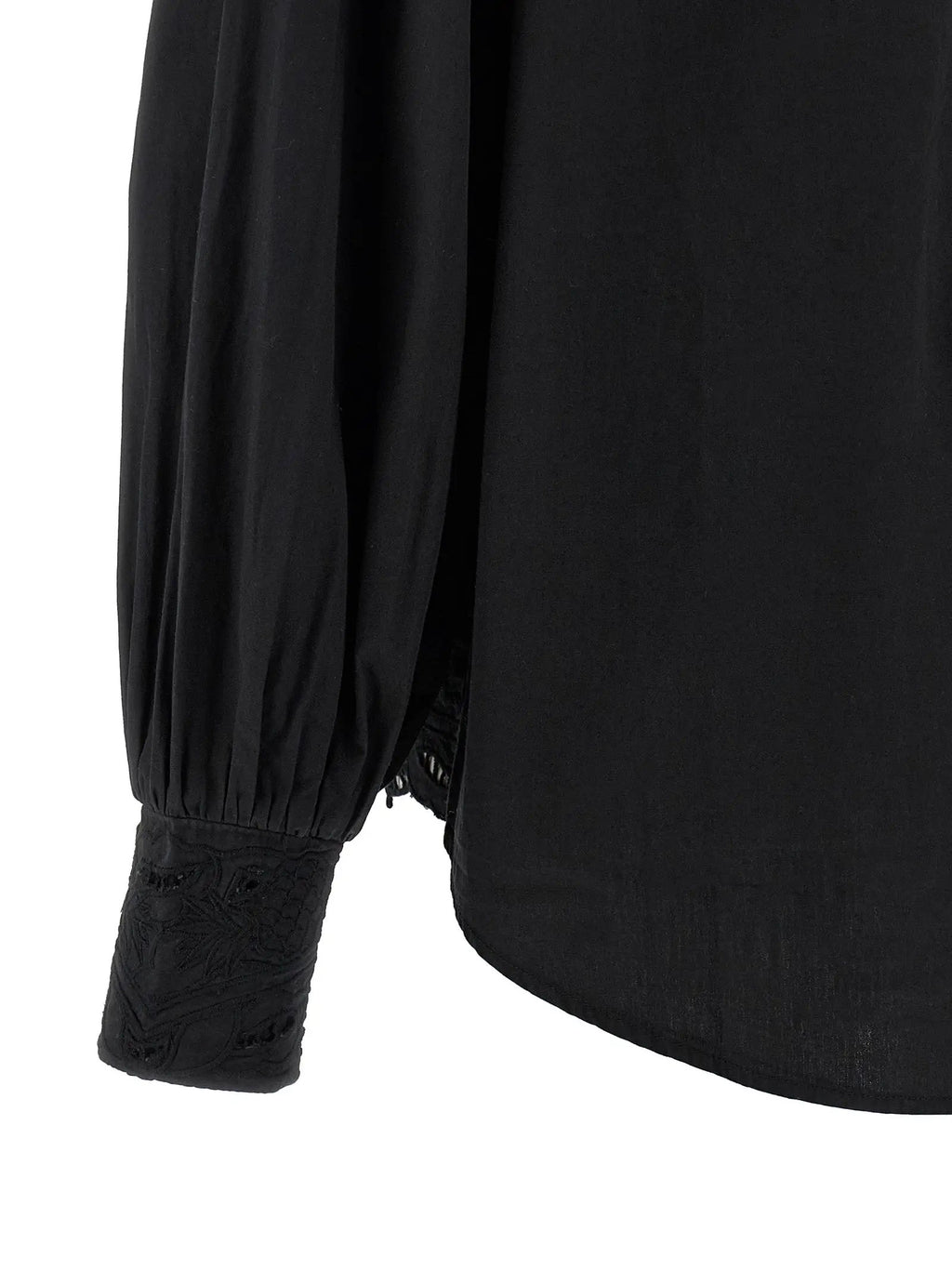 FARM RIO Black Cotton Blouse