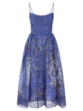Zimmermann Blue Linen Long Dress