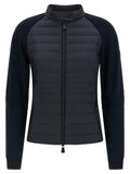 Moncler Grenoble Blue Polyamide Cardigan