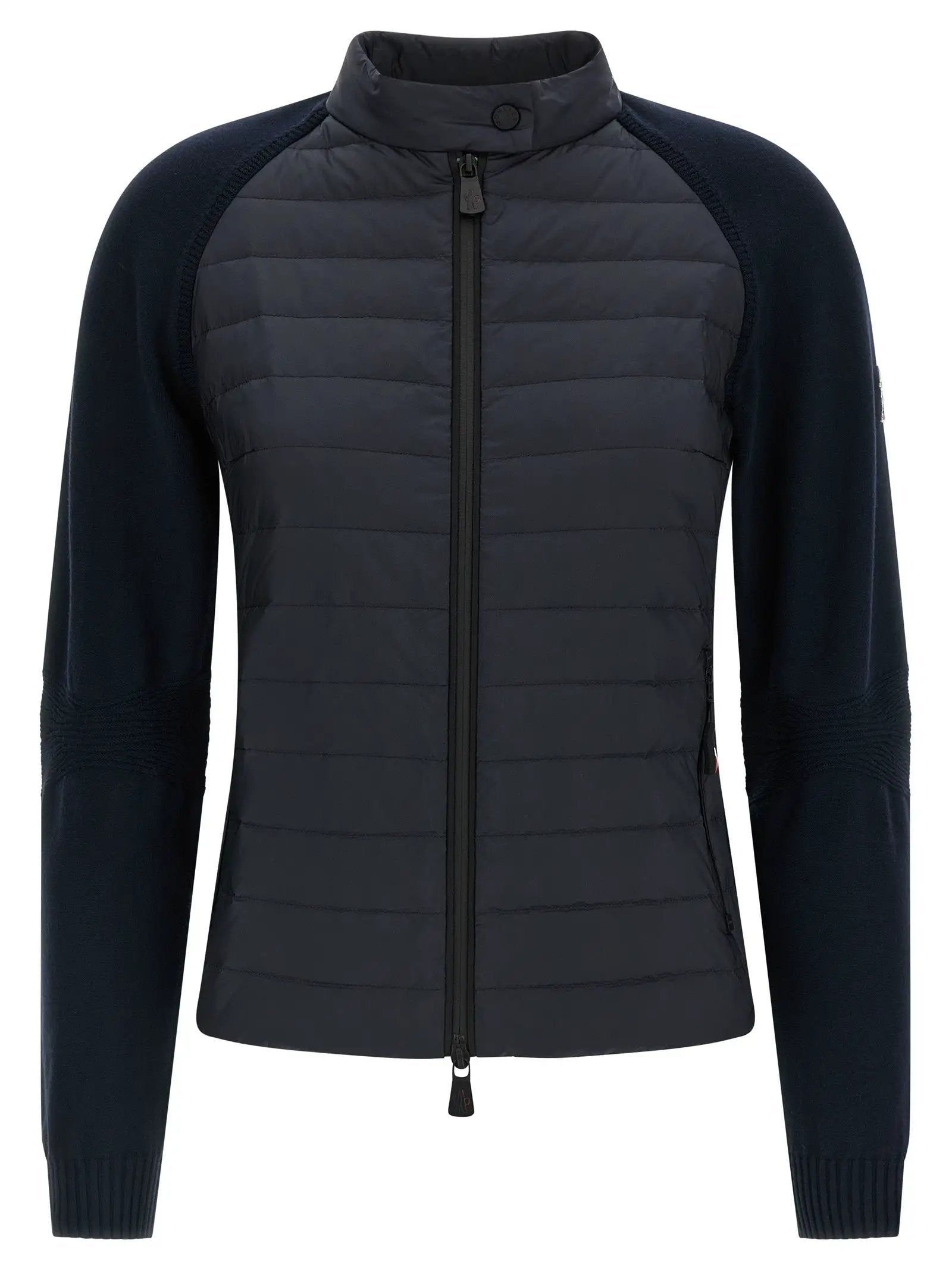 Moncler Grenoble Blue Polyamide Cardigan