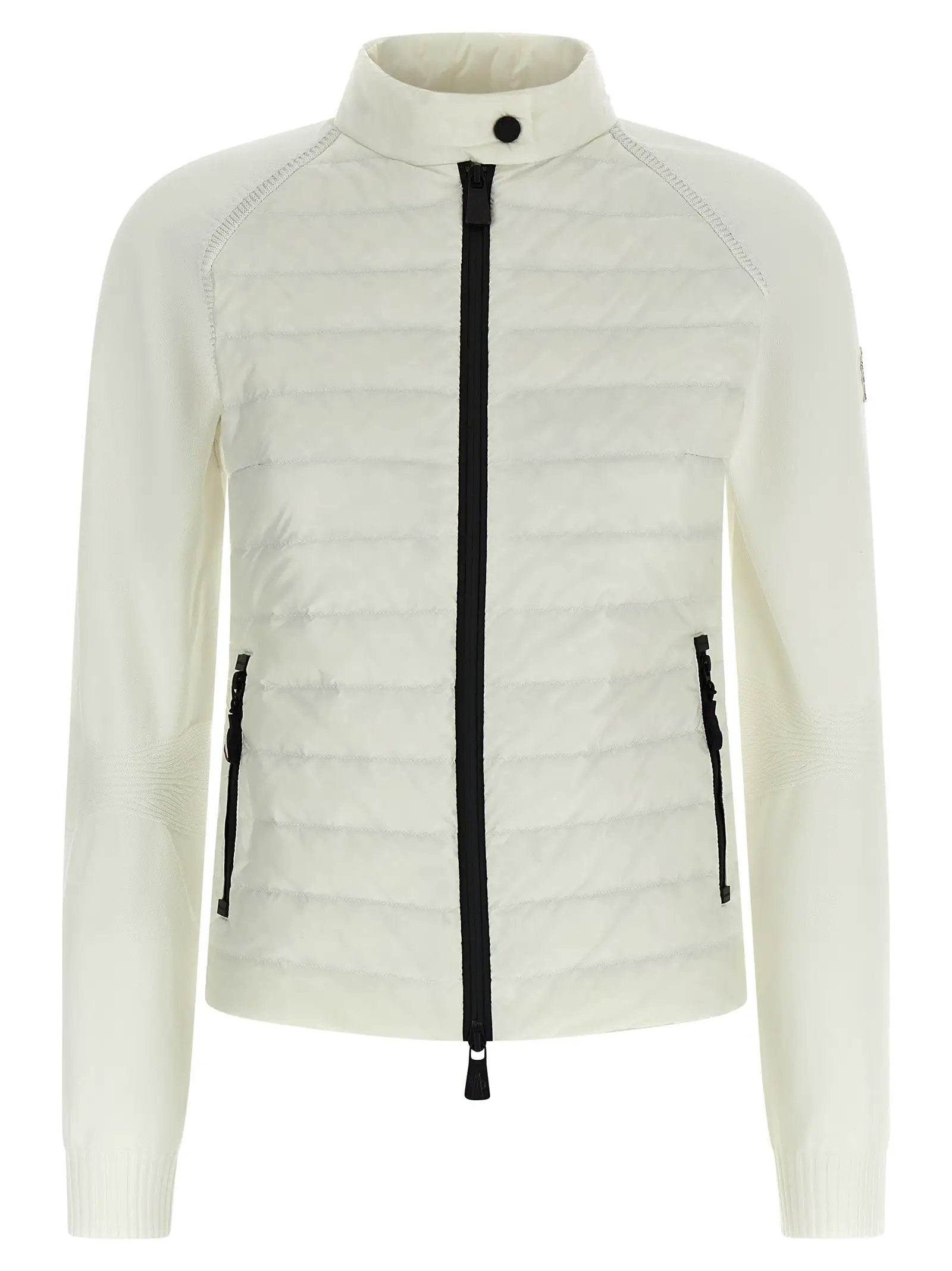 Moncler Grenoble White Polyamide Cardigan
