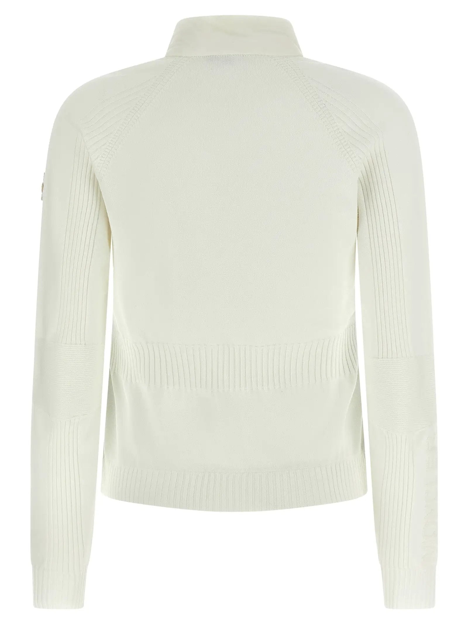 Moncler Grenoble White Polyamide Cardigan
