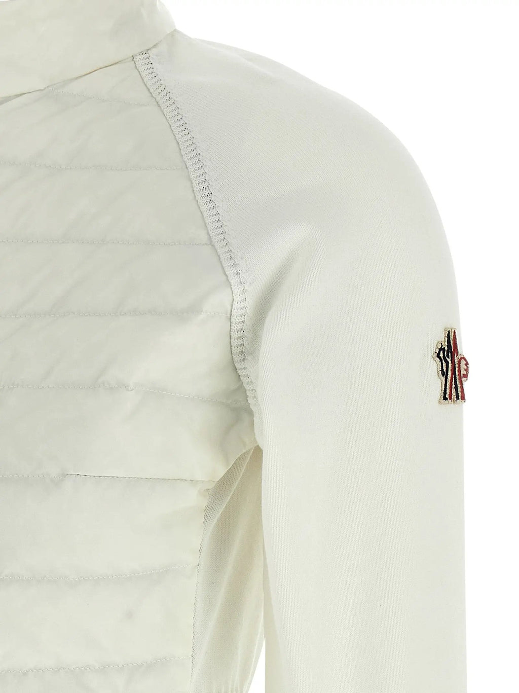 Moncler Grenoble White Polyamide Cardigan