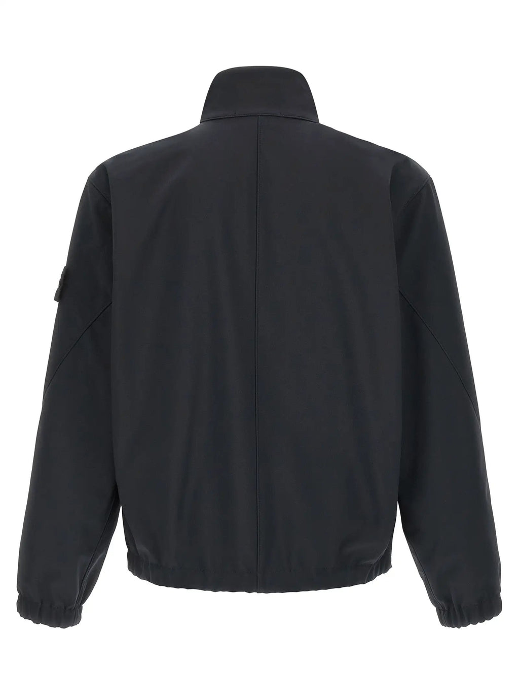 Stone Island Blue Polyester Shell Jacket