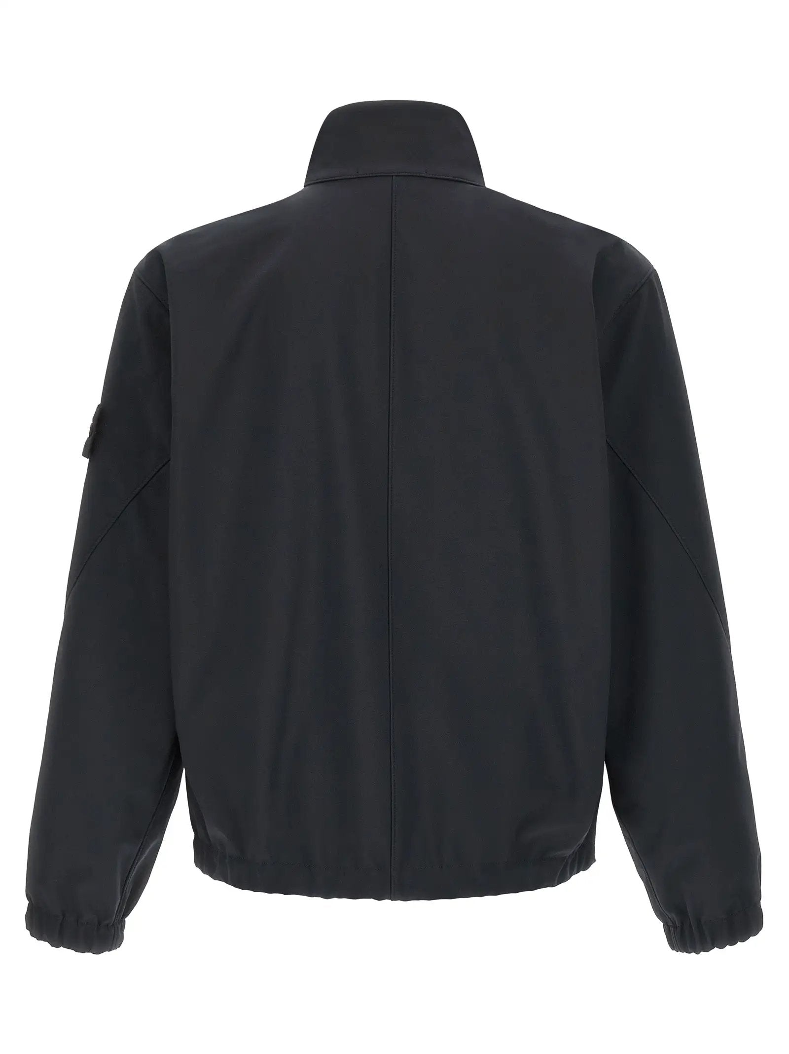 Stone Island Blue Polyester Shell Jacket