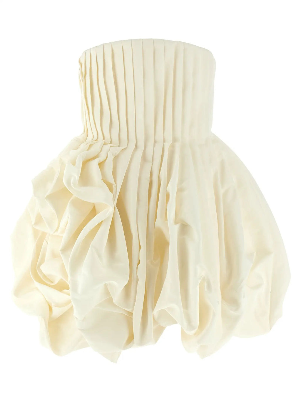Carolina Herrera White Silk Short Dress